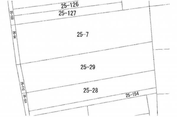 豊橋市飯村町、土地の間取り画像です