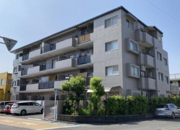 豊橋市東岩田、マンションの外観画像です