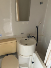 豊橋市花田一番町、マンションの洗面画像です