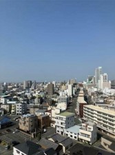 豊橋市前田中町、マンションの周辺の街並み画像です