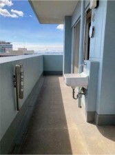 豊橋市広小路、マンションのバルコニー画像です