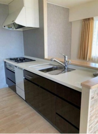 豊橋市広小路、マンションのキッチン画像です