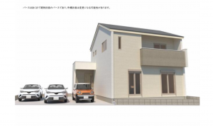 豊橋市多米中町、新築一戸建ての画像です