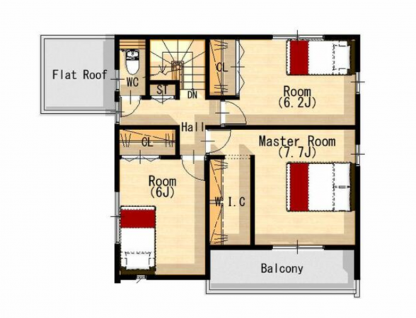 豊橋市多米中町、新築一戸建ての画像です