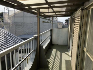 豊橋市緑ケ丘、中古一戸建てのバルコニー画像です