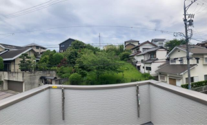 豊橋市芦原町、新築一戸建てのバルコニー画像です