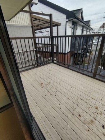 豊橋市立花町、中古一戸建てのバルコニー画像です