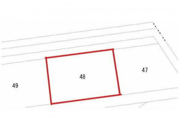 豊橋市神野新田町、土地の間取り画像です