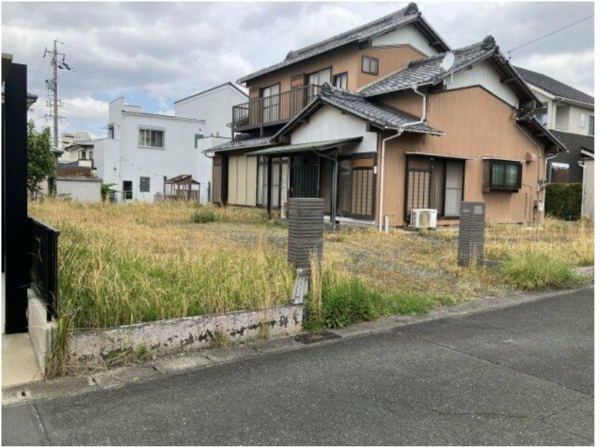 豊橋市佐藤、土地の間取り画像です