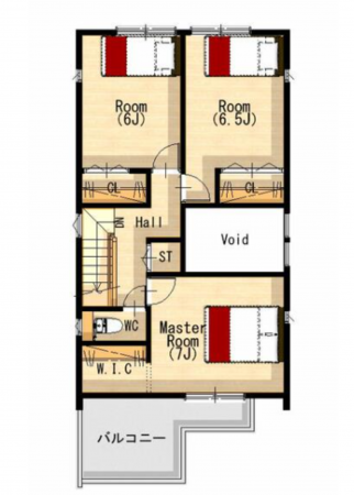 豊橋市羽根井町、新築一戸建ての画像です