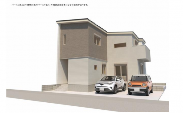 豊橋市旭町、新築一戸建ての画像です