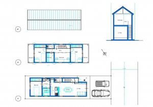 豊橋市前田町、土地の間取り画像です