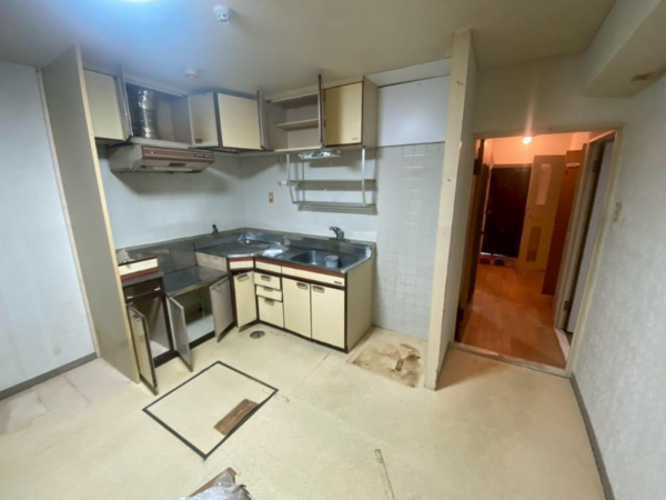 豊橋市羽根井西町、マンションのキッチン画像です