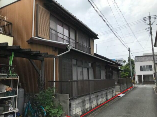 豊橋市吾妻町、土地の画像です