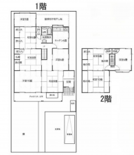 豊橋市西小鷹野、中古一戸建ての間取り画像です