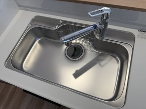 豊橋市東郷町、新築一戸建てのキッチン画像です