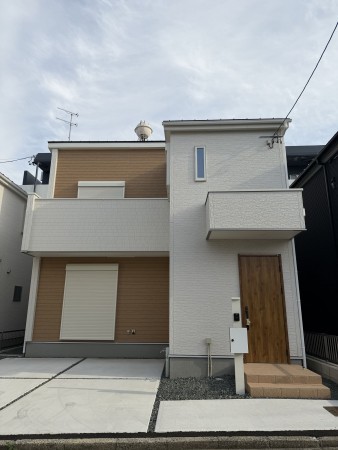 豊橋市東郷町、新築一戸建ての外観画像です