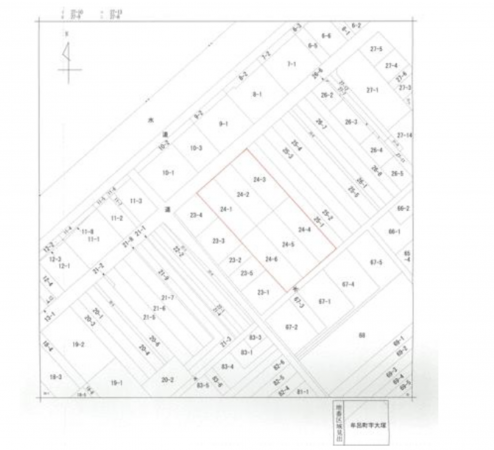 豊橋市佐藤、土地の画像です