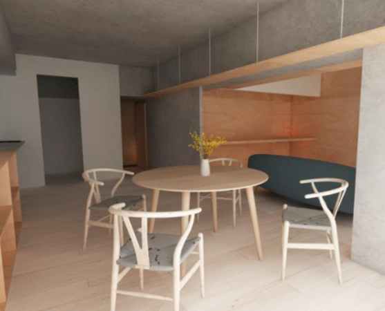 豊橋市向山町、マンションの居間画像です