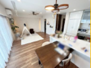 豊橋市前田町、マンションの居間画像です