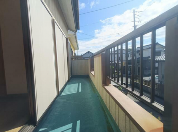 豊橋市飯村北、中古一戸建てのバルコニー画像です