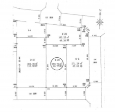 豊橋市多米東町、土地の間取り画像です