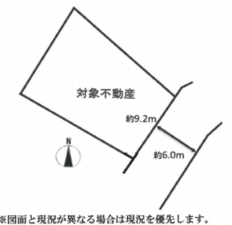 豊橋市、土地の間取り画像です
