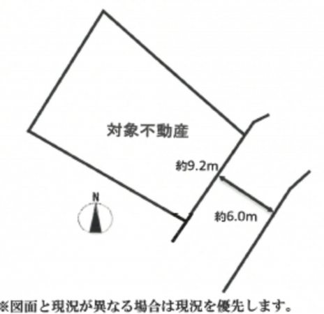豊橋市、土地の間取り画像です