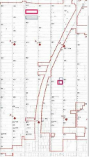 豊橋市神野新田町、土地の間取り画像です