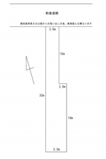 豊橋市曲尺手町、土地の間取り画像です