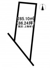 豊橋市牧野町、土地の間取り画像です