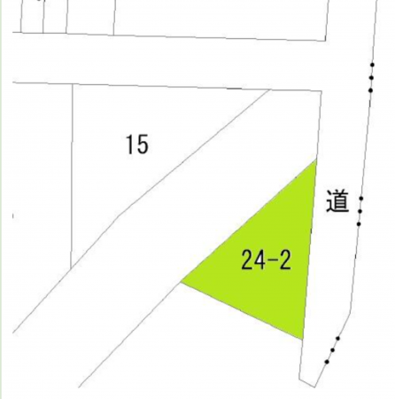 豊橋市吉川町、土地の間取り画像です