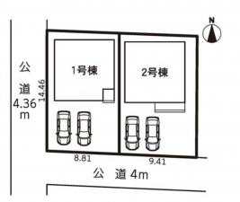 豊橋市高師町、新築一戸建ての画像です