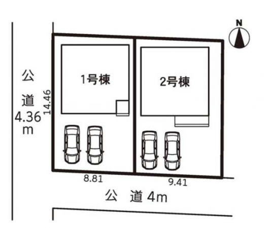 豊橋市高師町、新築一戸建ての画像です