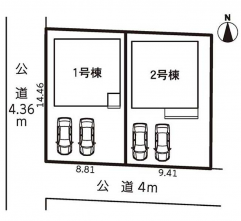 豊橋市高師町、新築一戸建ての画像です