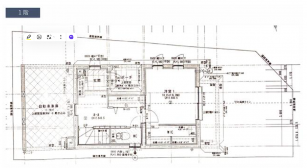 豊橋市旭町、中古一戸建ての間取り画像です