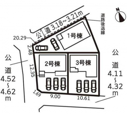 豊橋市草間町、新築一戸建ての画像です