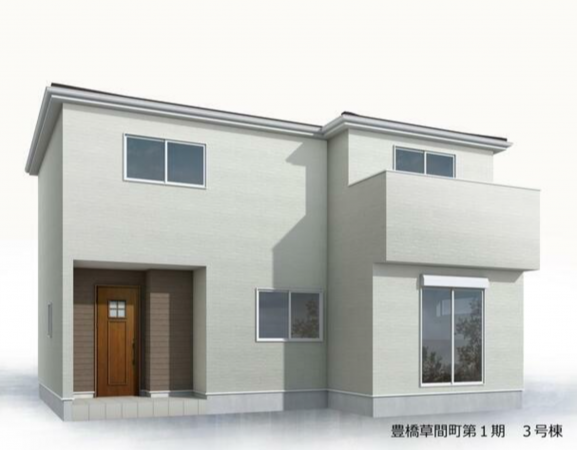豊橋市草間町、新築一戸建ての画像です