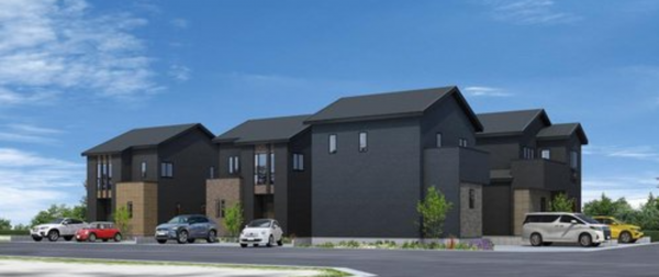 豊橋市牛川通、新築一戸建ての外観画像です