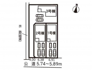 豊橋市草間町、新築一戸建ての画像です