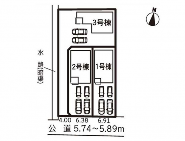豊橋市草間町、新築一戸建ての画像です