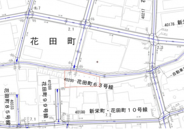 豊橋市花田町、土地の画像です