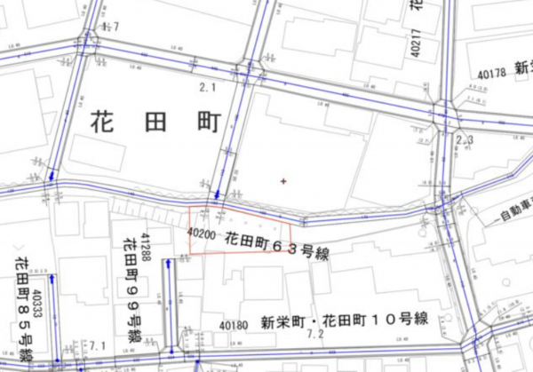 豊橋市花田町、土地の画像です