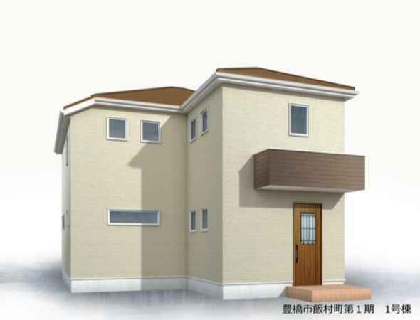 豊橋市飯村町、新築一戸建ての間取り画像です