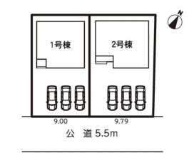 豊橋市牟呂町、新築一戸建ての画像です