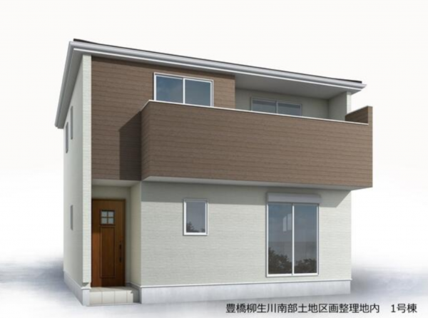 豊橋市牟呂町、新築一戸建ての画像です
