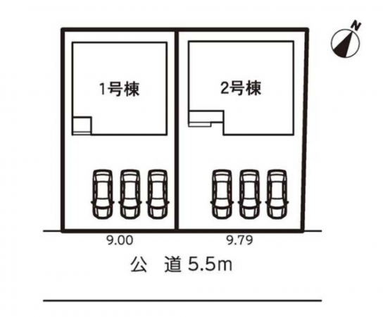 豊橋市牟呂町、新築一戸建ての画像です