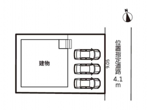 豊橋市西幸町、新築一戸建ての画像です