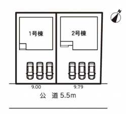 豊橋市牟呂町、新築一戸建ての画像です
