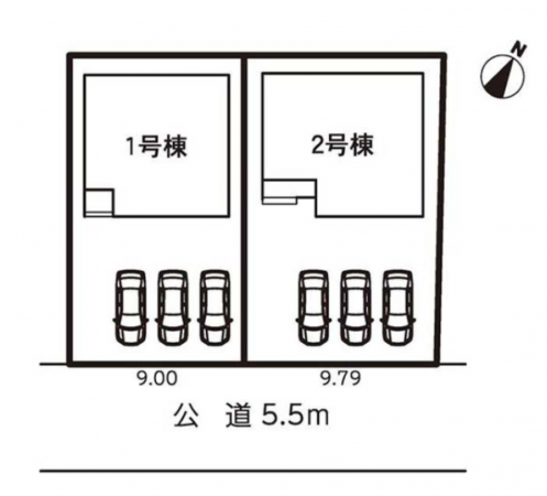 豊橋市牟呂町、新築一戸建ての画像です
